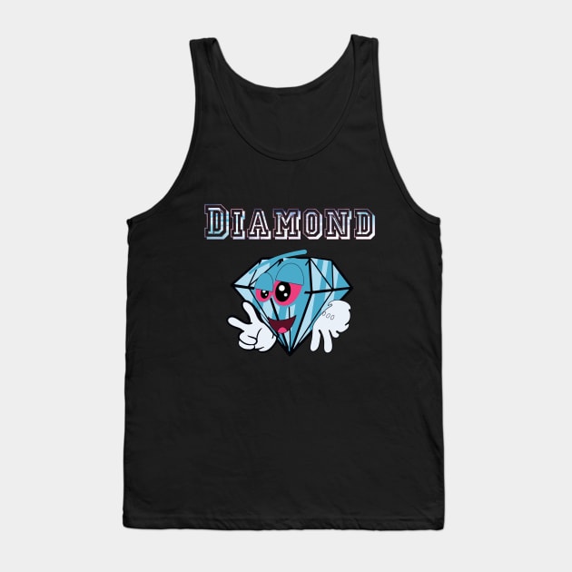 Smokey Diamond Tank Top by Xman_773